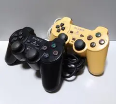 【ジャンク】SONY 純正 PS2 コントローラー(２台)DUAL-SHOCK2