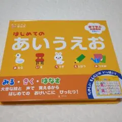 はじめてのあいうえお 音声付き知育玩具