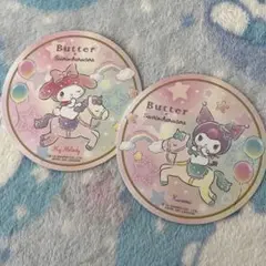 Butter サンリオキャラクターズ コラボ 非売品コースター 2枚セット