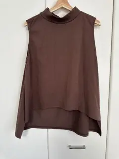 美品　ソルトプラスジャパン　タンクトップ　ブラウン　38