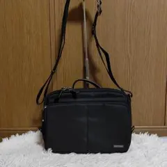 【美品】ACEGENE エースジーン ショルダーバッグ　ブラック　2way