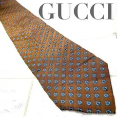 GUCCI ネクタイ GG カバン柄 シルク100% 0005