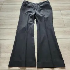 スラックス しまむら グレー ストライプ