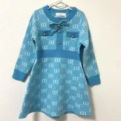 100cm  キッズ　ニットワンピース　新品タグ付き