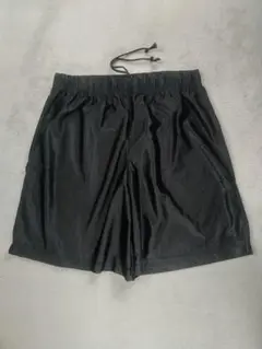 メンズ ハーフパンツ 黒 サッカー フットサル 部屋着 L
