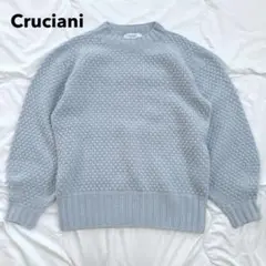 近年モデル Cruciani クルチアーニ カシミヤ混 ワッフルニット セーター