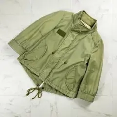 ヒデアキサカグチ ミリタリー ショートジャケット カーキ サイズSM*NC196