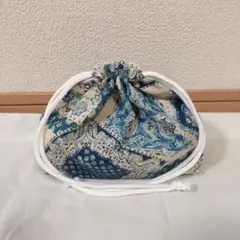 ペイズリー　花柄　お弁当袋