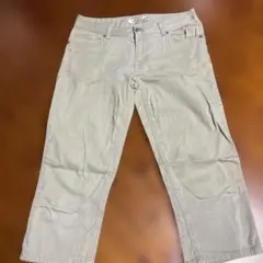 コルザ クロップドパンツ ベージュ M