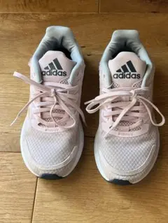 adidas LIGHTMOTION ピンク スニーカー 22cm 中古品