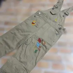 ミキハウス　オーバーオール ベージュ size 100
