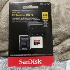 SanDisk Extreme PRO 256GB microSDカード