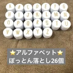 アルファベットぽっとん落とし26個（英語 アルファベット 保育 知育 遊び）