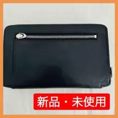 【新品未使用】黒 レザー 長財布 ブラック