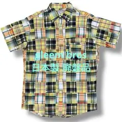 gleem bros 日本製 パッチワークシャツ GLEEM グリーム 廃盤品