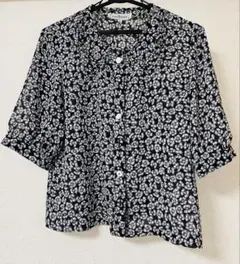 caribean 花柄 半袖シャツ