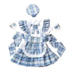 Jams Collection メイド服 青と白のチェック柄 アイドルメイド