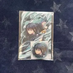 鬼滅の刃 全集中展 時透無一郎 缶バッジ&ポストカードセット ②