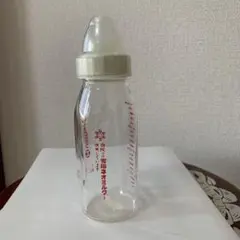 【未使用】昭和レトロ♡産院用雪印ネオミルクガラス哺乳瓶