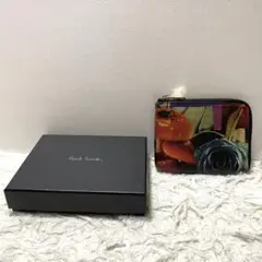良品✨Paul smith 財布 L字ファスナー 花柄 総柄 箱付き レディース