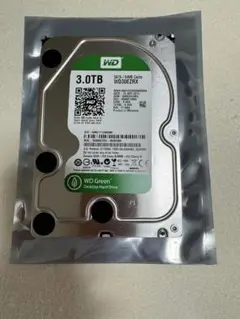 WD Green 3.0TB 内蔵型ハードディスクドライブ　【起動25回】