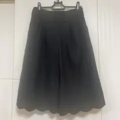 SIERRA ブラック ガウチョパンツ 38