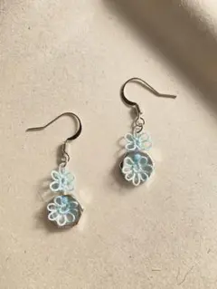 タティングレース 小さな小さなピアス
