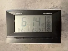 RHYTHM 電波時計 デジタル 置時計