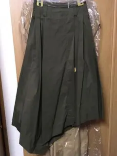 ダブルスタンダードクロージング アシンメトリースカート ロング丈