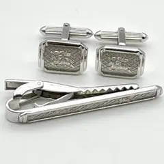 BURBERRY バーバリー カフスボタン ネクタイピン ホースロゴ シルバー