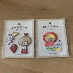 mizutamaさん　刺繍ステッカー2枚セット