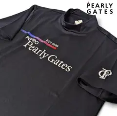 ★新品正規品 パーリーゲイツ ベアカノコ半袖ハイネックカットソー5(L)