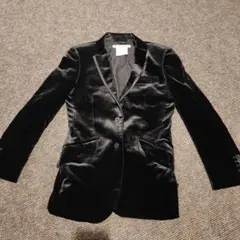 KATHARINE HAMNETT　ロンドン テーラードジャケット ベロア黒
