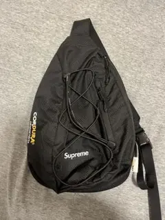 新古品 未使用 Supreme 2022ss Sling Bag Black Supreme Side Bag (SS22) - $78
