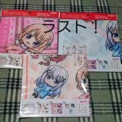 全３種！【新品】ご注文はうさぎですか？ ちりめん風風呂敷 セット