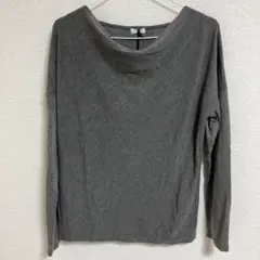 タグ付き　PLST コンパクトパイル　ドレープカットソー　Ｍ