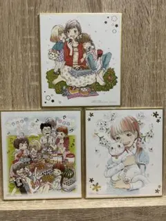 3月のライオン 色紙アート 3点セット　羽海野チカ