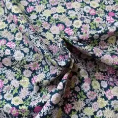 1-F コットン100 花柄1m、