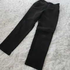 GU ジーユー ストレッチ テーパード パンツ 黒 ブラック M スラックス