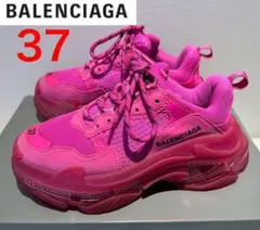 BALENCIAGA Triple-S クリアソール 37
ネオンピンク