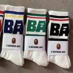 A BATHING APE アベイシングエイプソックス 3足セット