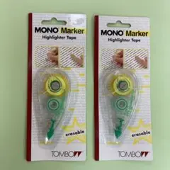 トンボ MONO MARKER ハイライターテープ 2個