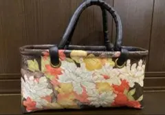 1点もの！期間限定特価！！一閑張りカゴ バッグ ハンドメイド