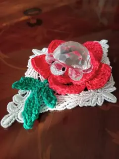 スワロフスキー 亀　置物 ｜ 薔薇ホーム付き♪