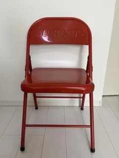 Supreme Metal Folding Chair "Red"