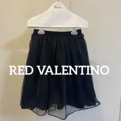 【未使用】RED VALENTINO レーススカート ブラック