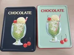 メリーチョコレート　空缶　2つセット