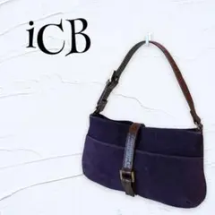 【iCB】アイシービー ハンドバッグ パープル