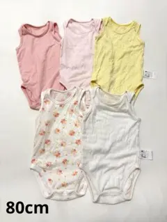 ユニクロ コットンメッシュボディスーツ 5枚セット