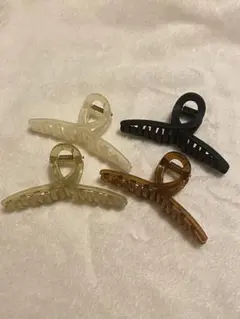 ヘアクリップ 4個セット